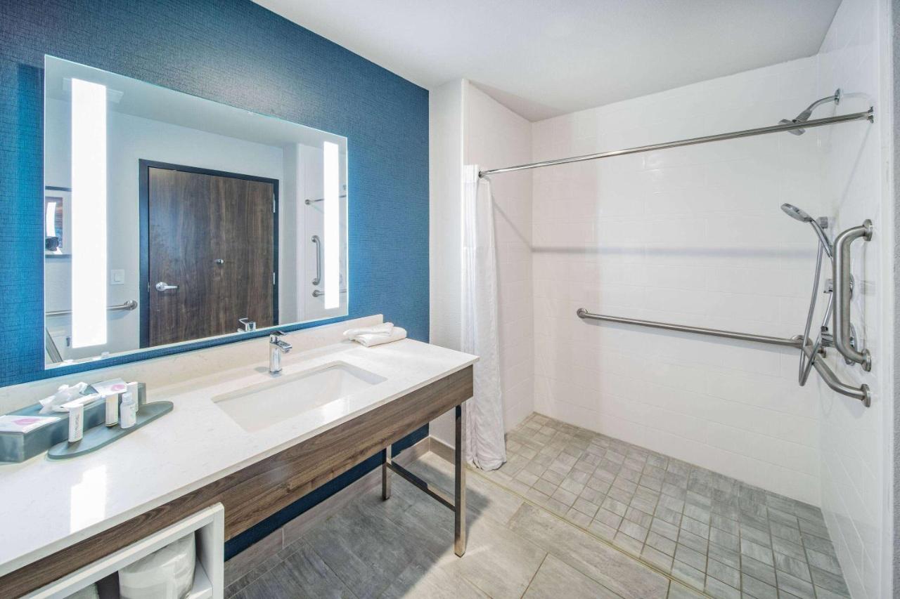 King Room with Roll-In Shower - Mobility Access/Non-Smoking at La Quinta Inn & Suites by Wyndham Galveston North at I-45