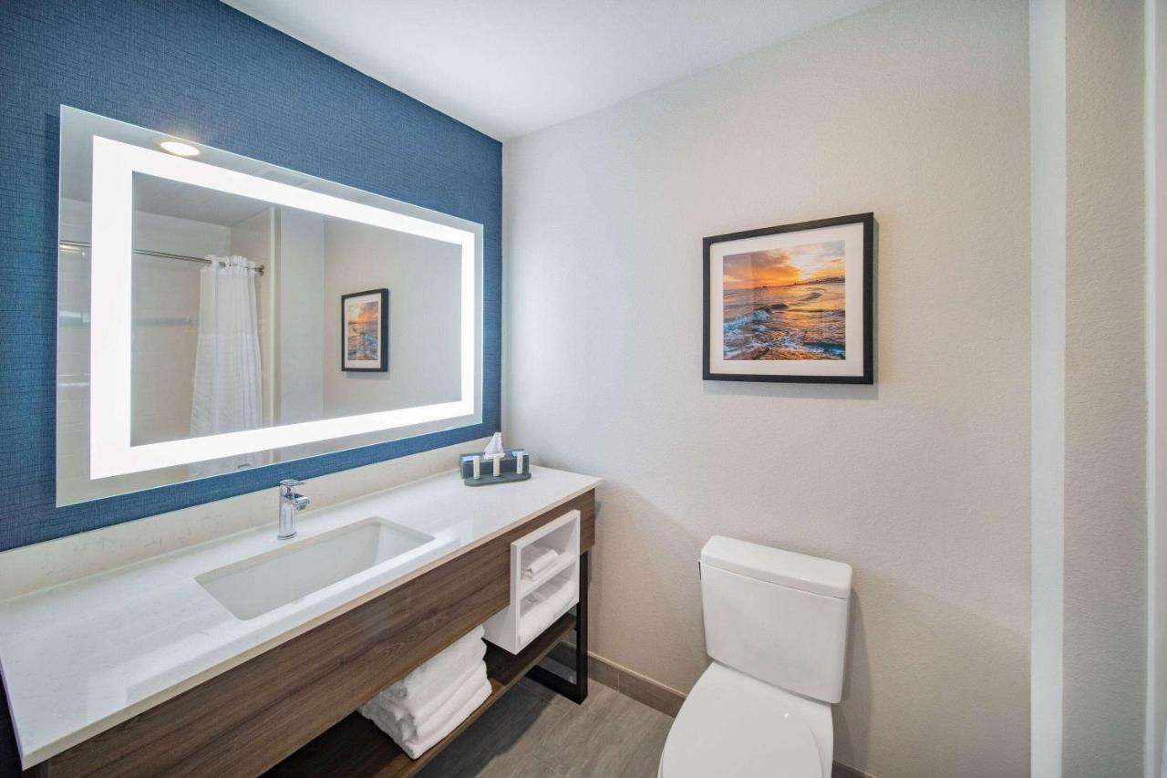 King Room with Roll-In Shower - Mobility Access/Non-Smoking at La Quinta Inn & Suites by Wyndham Galveston North at I-45