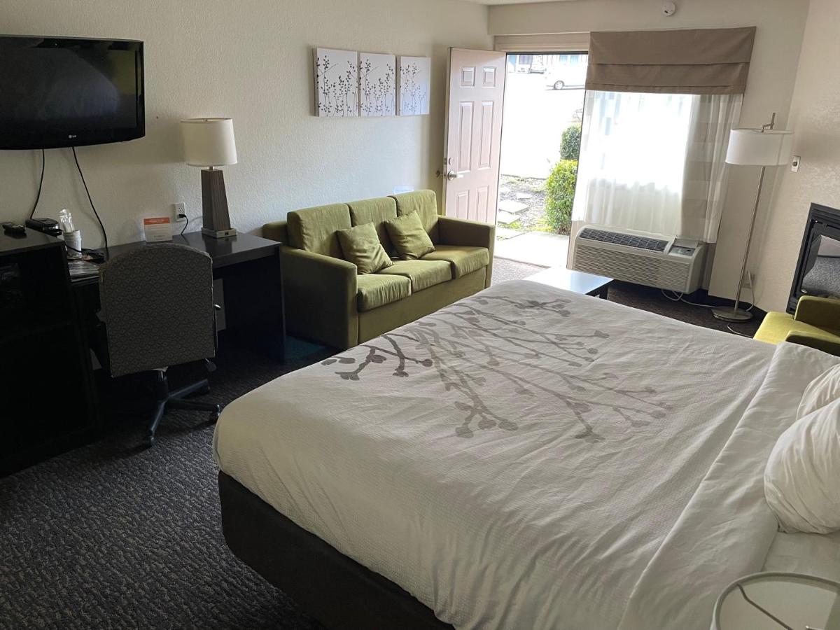 King Suite with Patio - Non-Smoking at Sleep Inn & Suites near Sports World Blvd