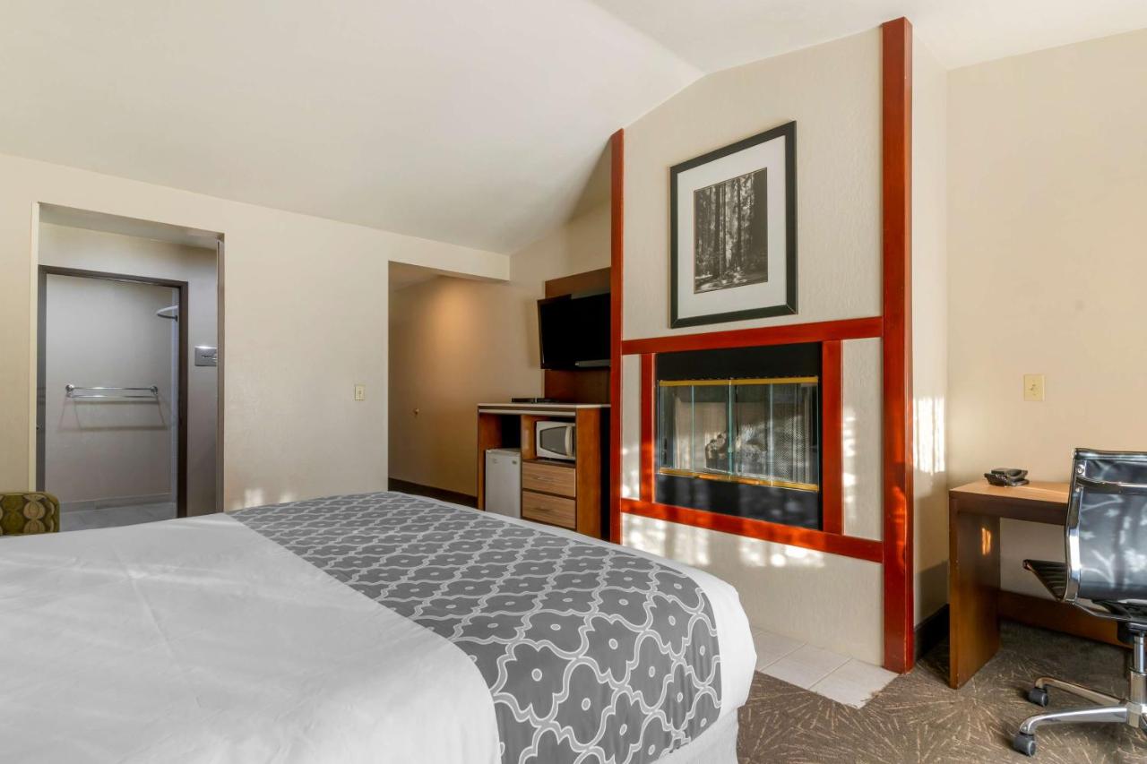 King Room with Fireplace at Best Western Plus Forest Park Inn