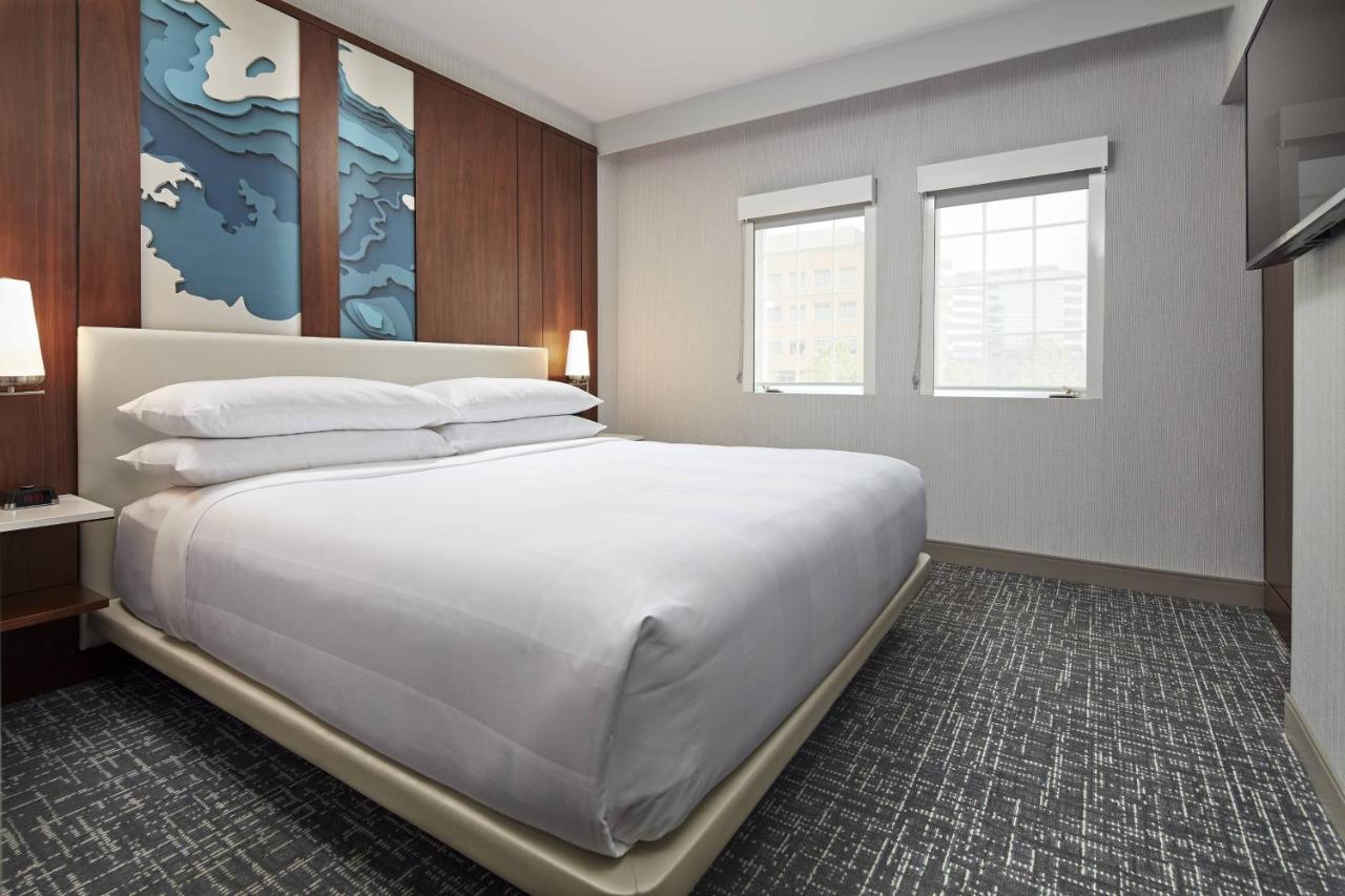 Bi-level Loft Suite with King Bed and Sofa Bed at San Mateo Marriott San Francisco Airport