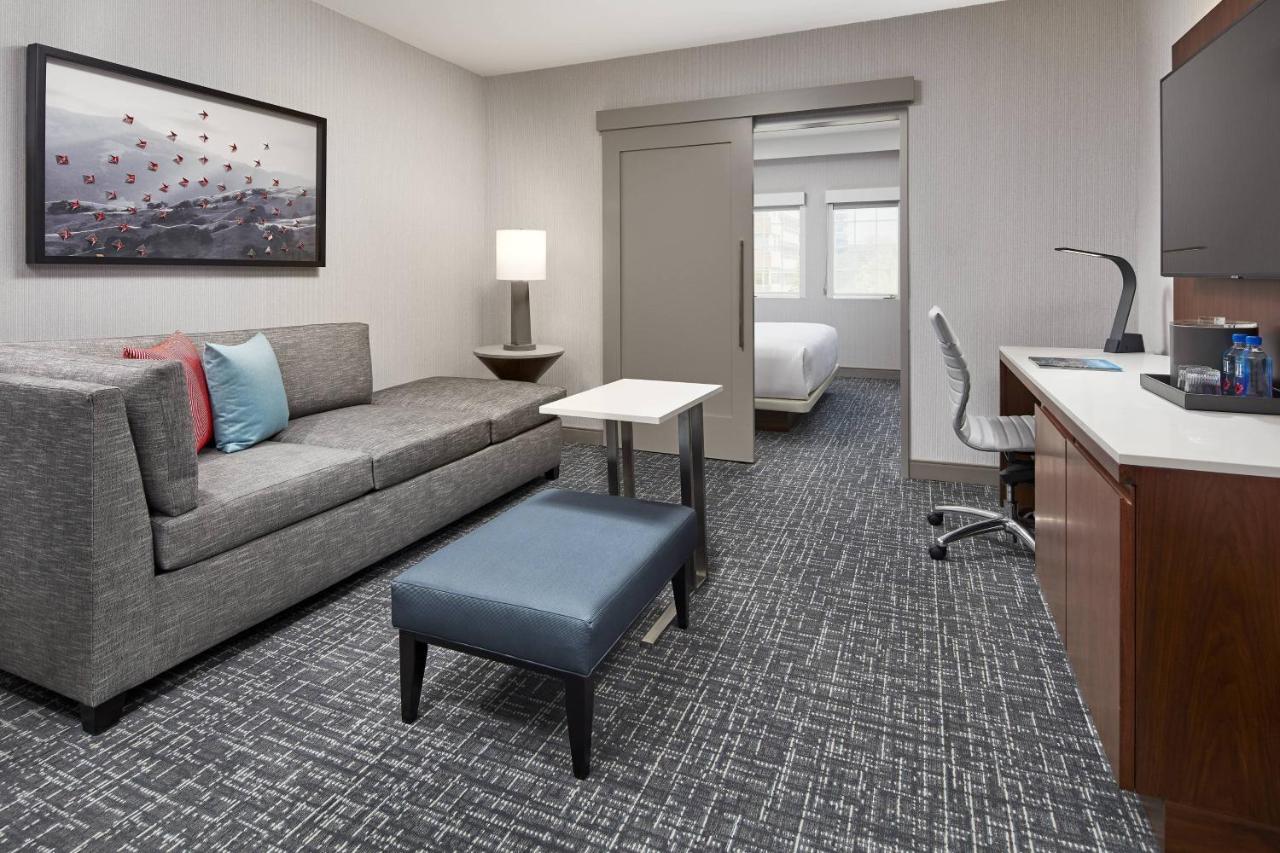 One-Bedroom King Suite with Sofa Bed at San Mateo Marriott San Francisco Airport