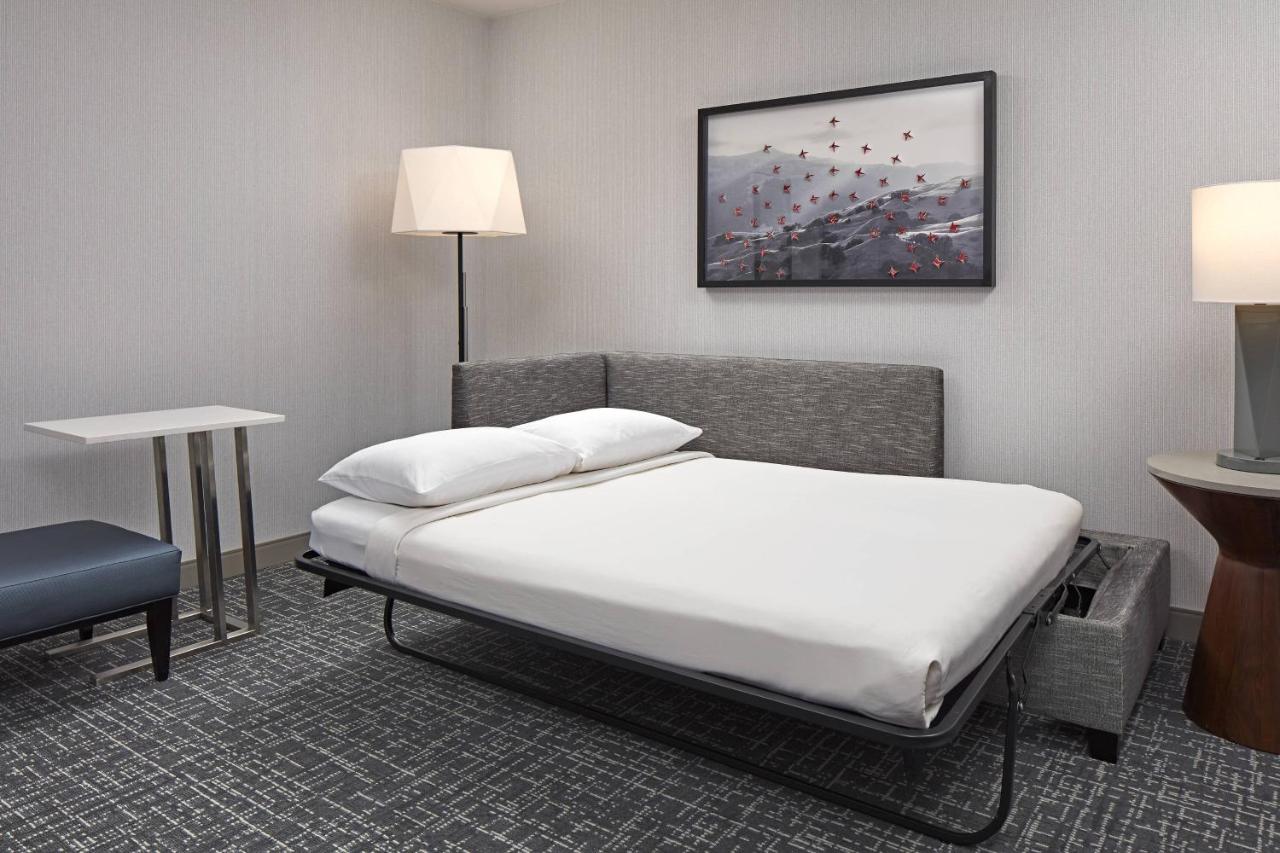 One-Bedroom King Suite with Sofa Bed at San Mateo Marriott San Francisco Airport
