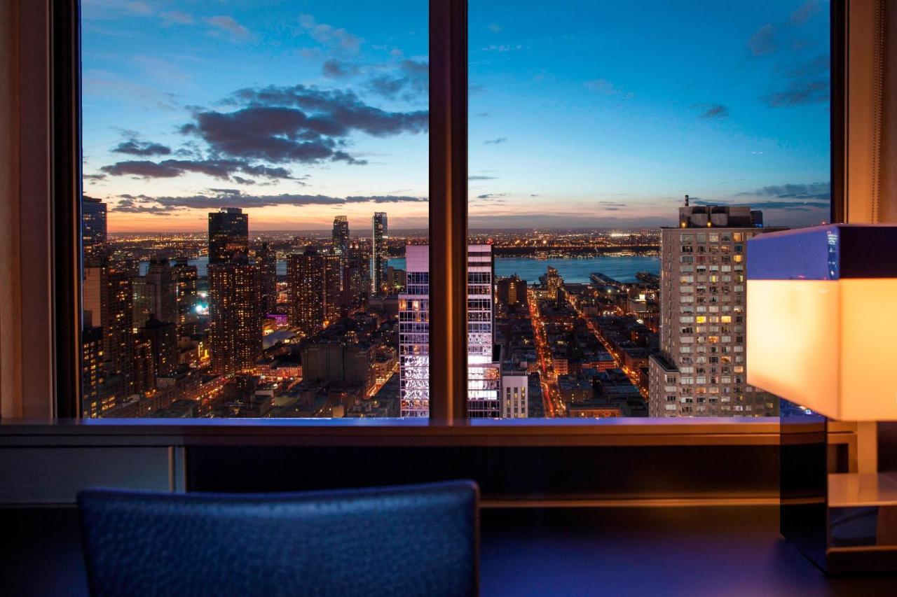 Cool Corner Room, 1 King, Hudson River view at W New York - Times Square