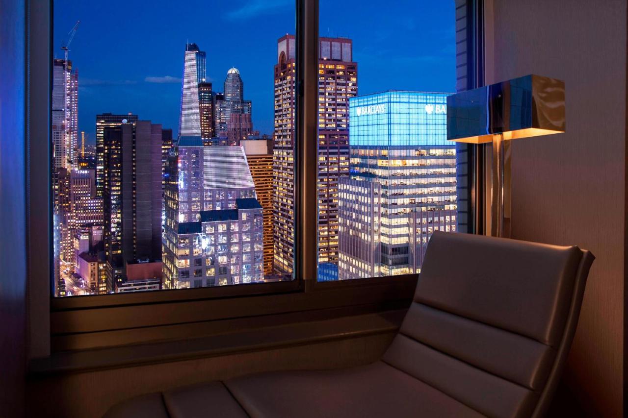 Cool Corner Room, 1 King, Hudson River view at W New York - Times Square