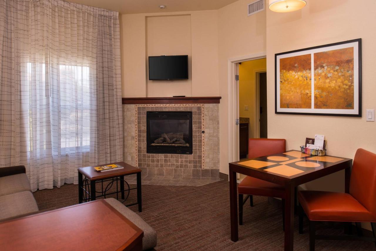 One-Bedroom King Suite with Sofa Bed and Fireplace at Residence Inn by Marriott Albuquerque Airport