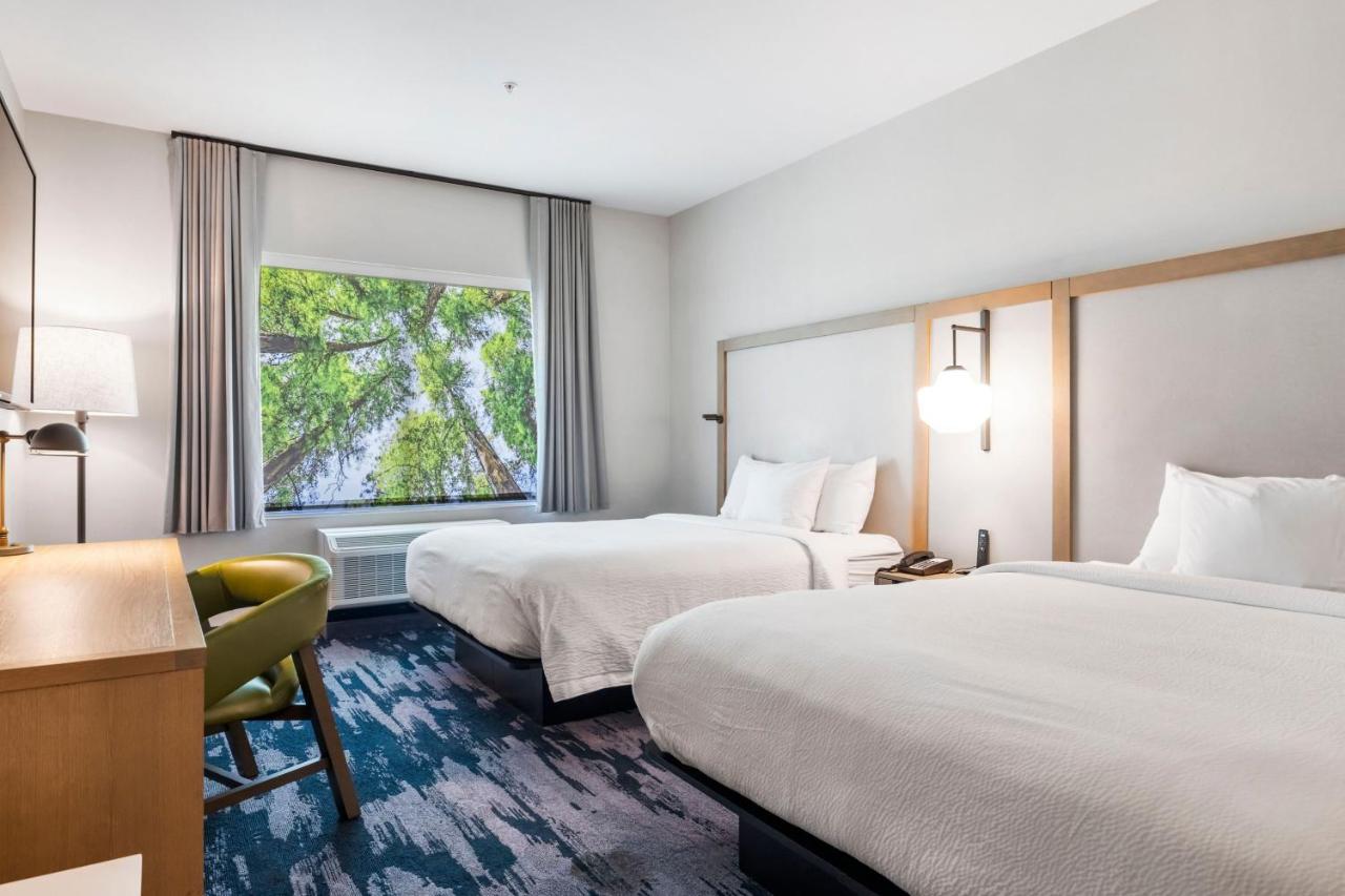 Queen Guest Room with 2 Queen Beds at Fairfield by Marriott Inn & Suites San Francisco Airport Oyster Point Area