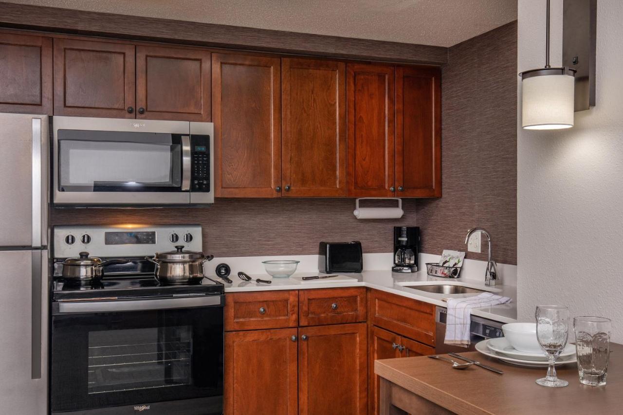 Two-Bedroom Suite with 3 Queen beds, 1 Sofa Bed, Full Kitchen, Living Space at Residence Inn by Marriott Norfolk Airport