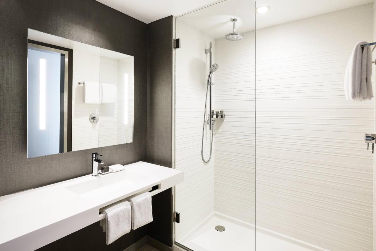 Queen Guest Room with Two Queen Beds at AC Hotel by Marriott Tampa Airport