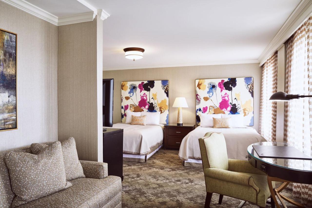 Queen Room with Two Queen Beds and Plaza View at The Raphael Hotel, Autograph Collection