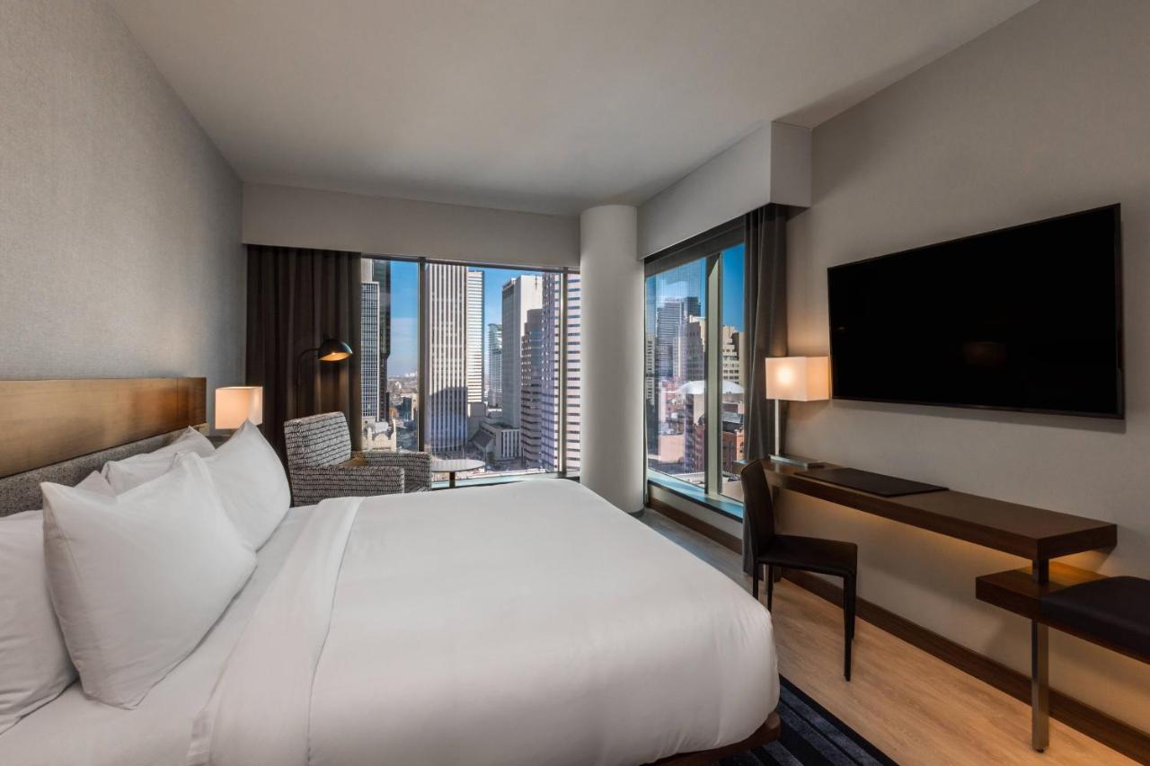 Corner King Guest Room with City View at AC Hotel by Marriott Denver Downtown