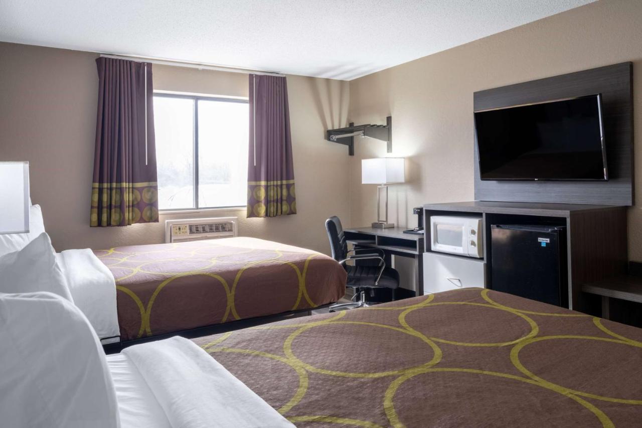 Queen Room with Two Queen Beds - Non-Smoking at Super 8 by Wyndham Merrillville