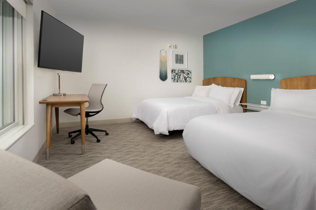 Queen Studio with Two Queen Beds and Sofa Bed at Element by Marriott Portland Beaverton