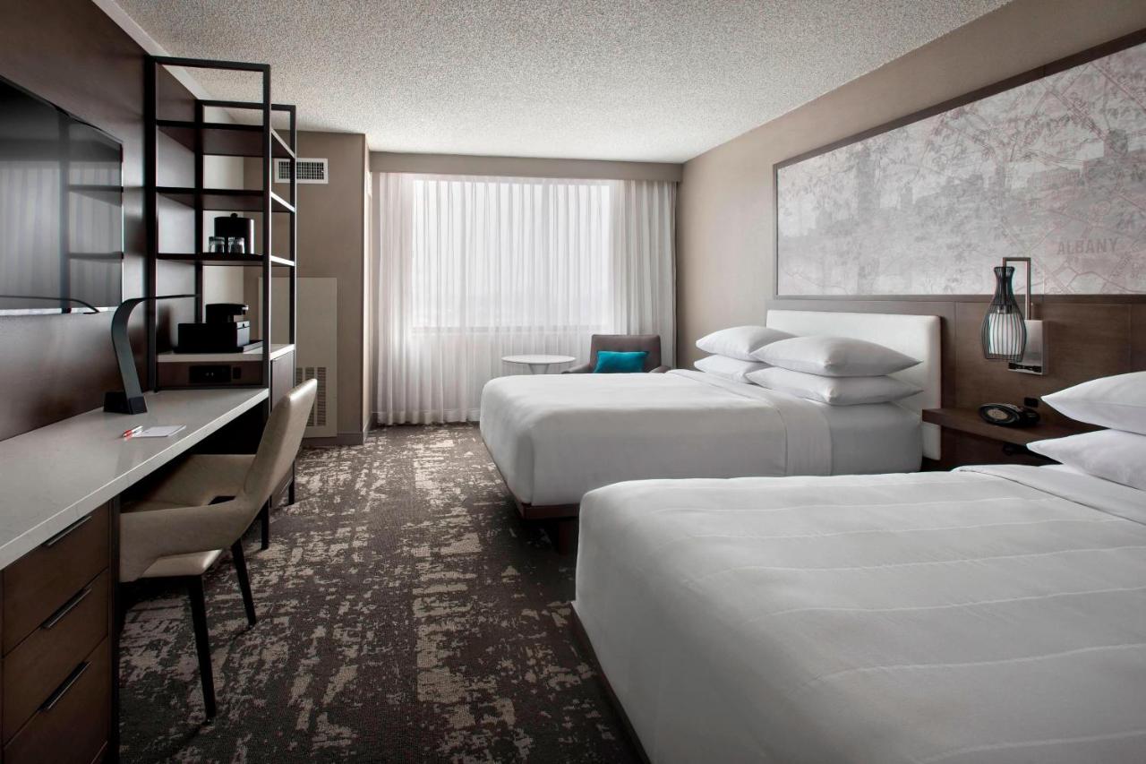 Queen Room with Two Queen Beds at Marriott Melville Long Island