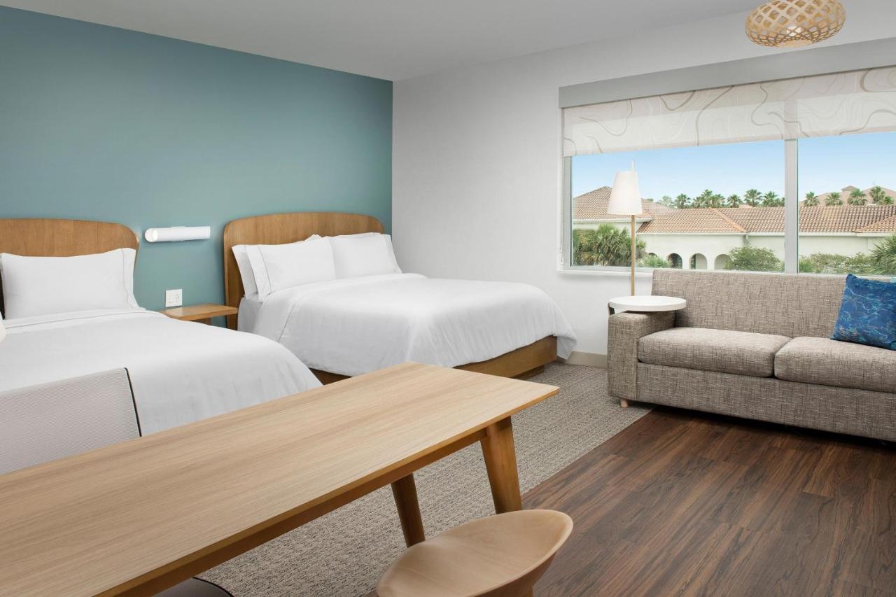 Queen Room with Two Queen Beds and Sofa Bed and View at Element Jacksonville Beach