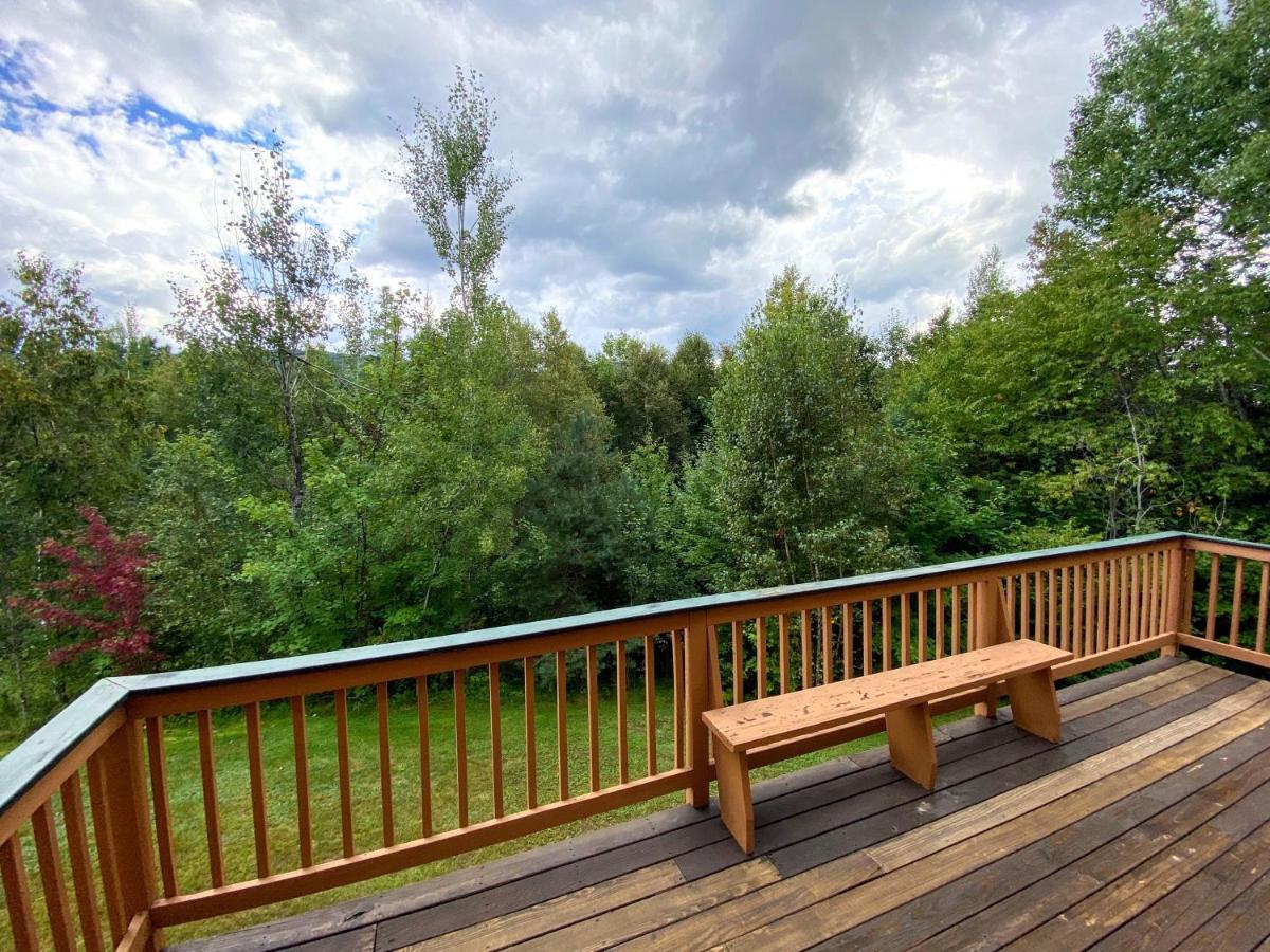 | MWP59 Mount Wash Place Townhome fireplace large deck yard