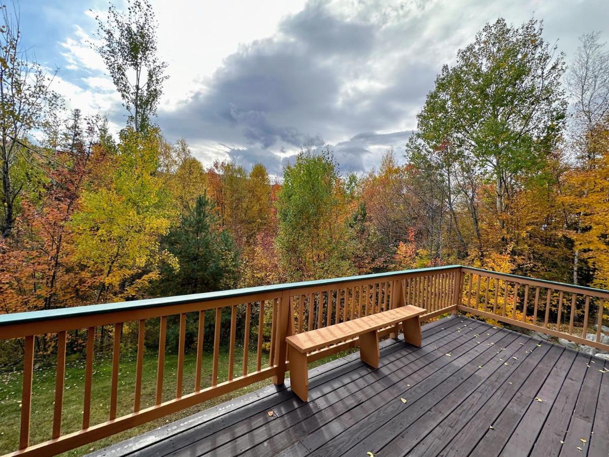 | MWP59 Mount Wash Place Townhome fireplace large deck yard