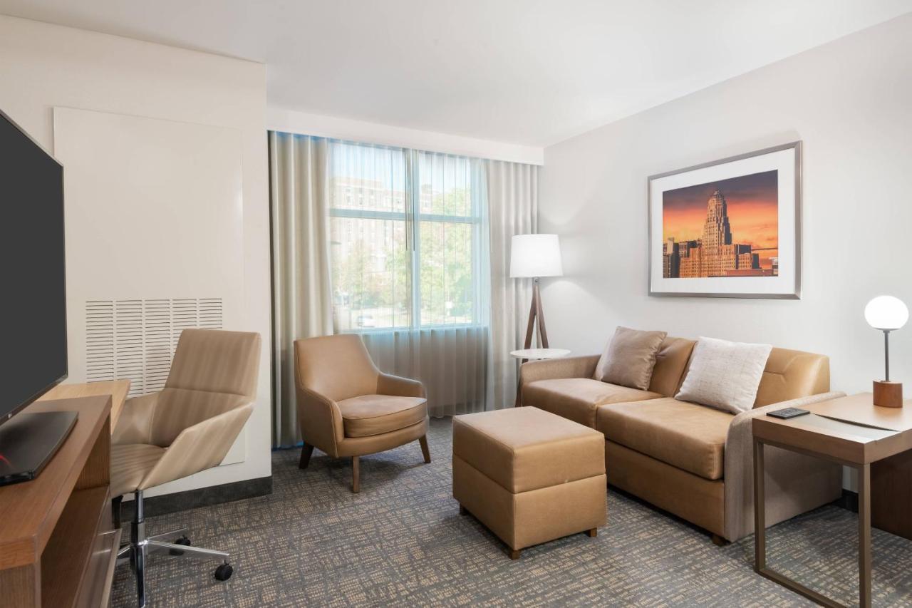 Queen Suite with Two Queen Beds and Sofa Bed at Residence Inn by Marriott Buffalo Downtown