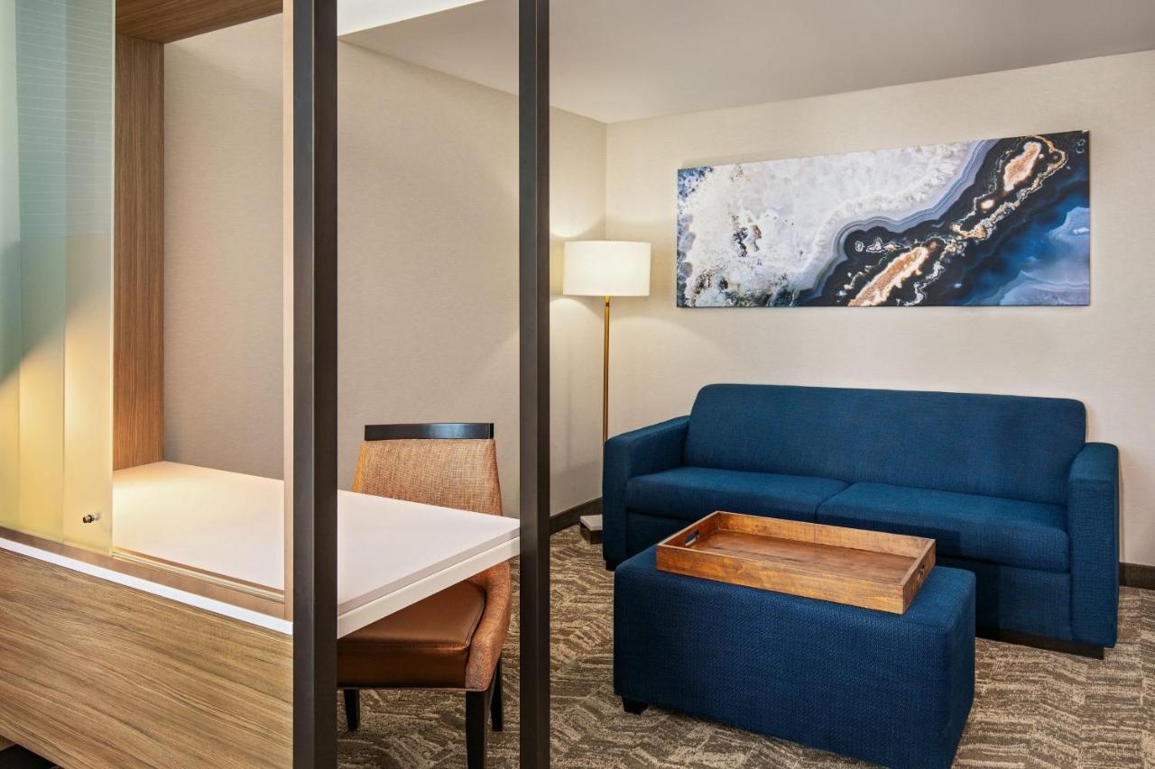 Junior King Suite with Sofa Bed at SpringHill Suites by Marriott Boston Logan Airport Revere Beach