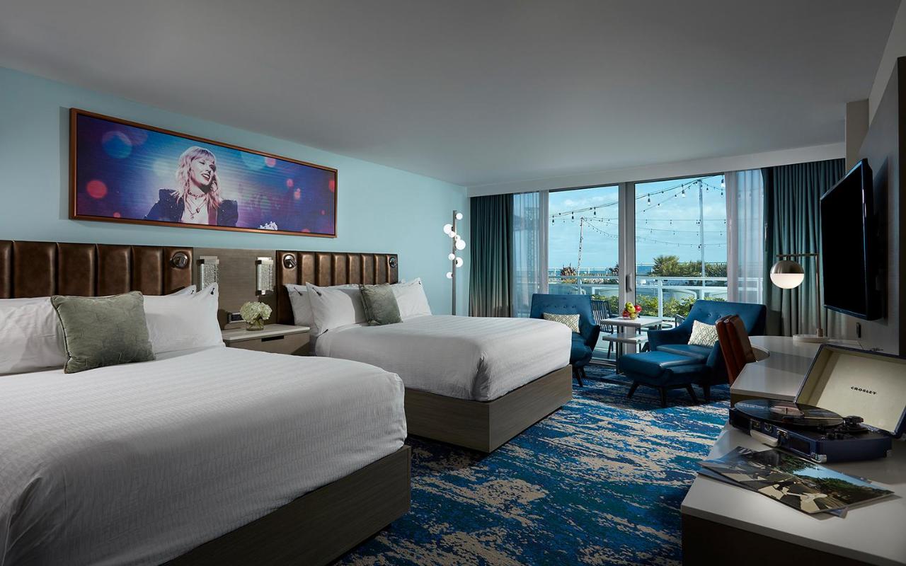 Queen Room with Balcony at Hard Rock Hotel Daytona Beach