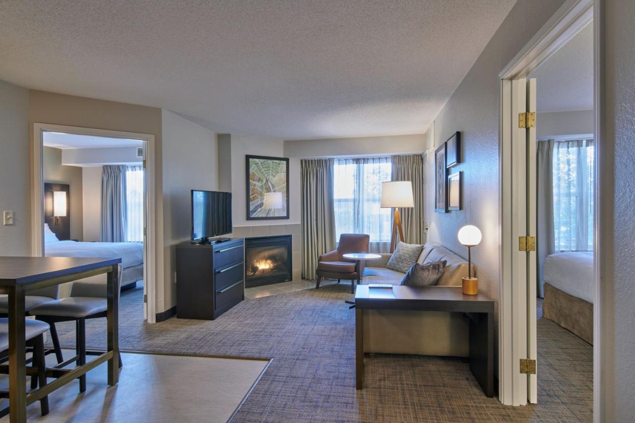 Two-Bedroom Suite with Fireplace at Residence Inn by Marriott Detroit Novi