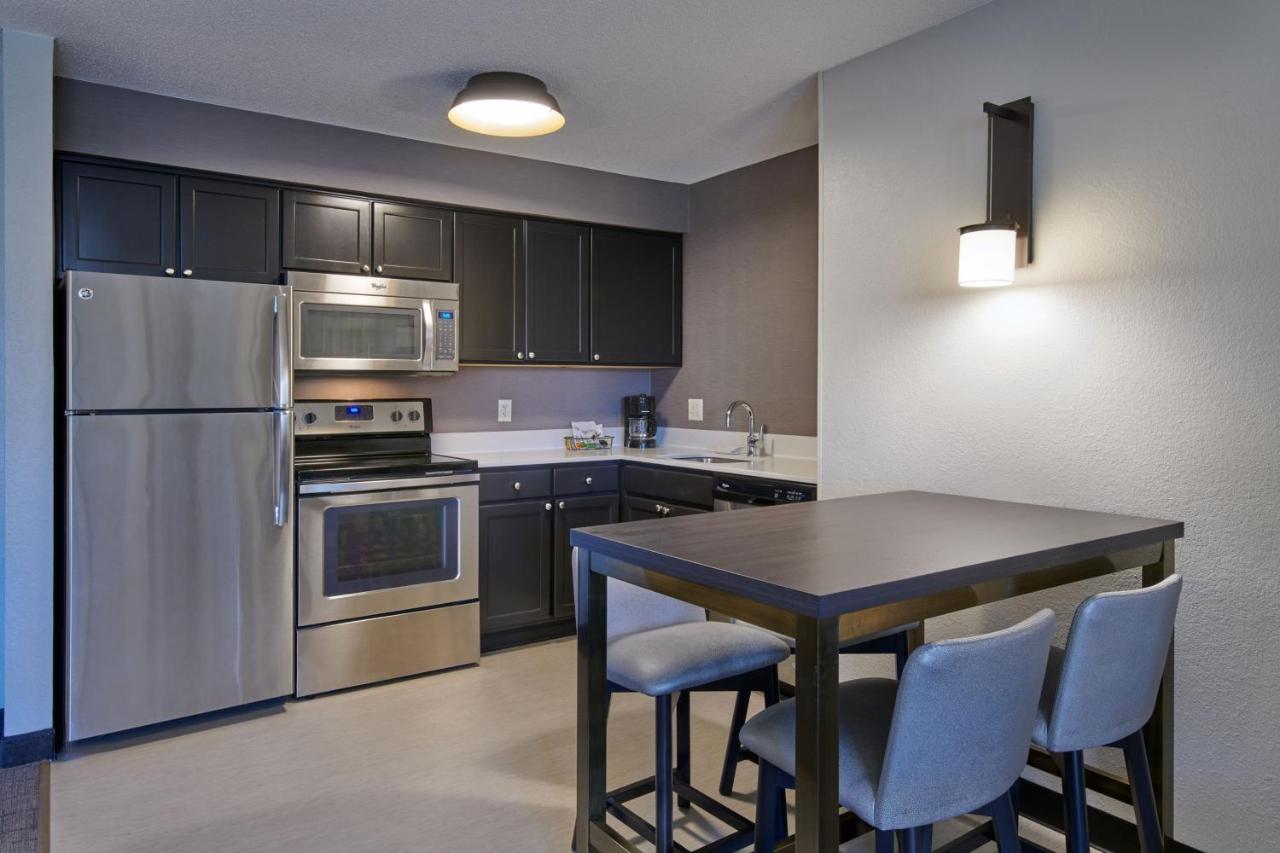Two-Bedroom Suite with Fireplace at Residence Inn by Marriott Detroit Novi
