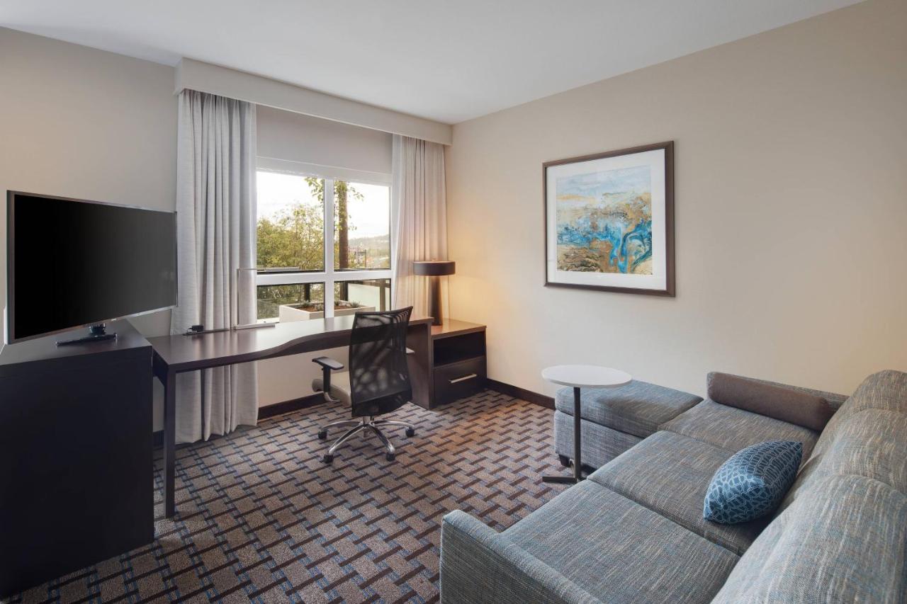 Larger Studio, 1 King Bed, Sofa Bed & Lake View Balcony at Residence Inn by Marriott Seattle South/Renton