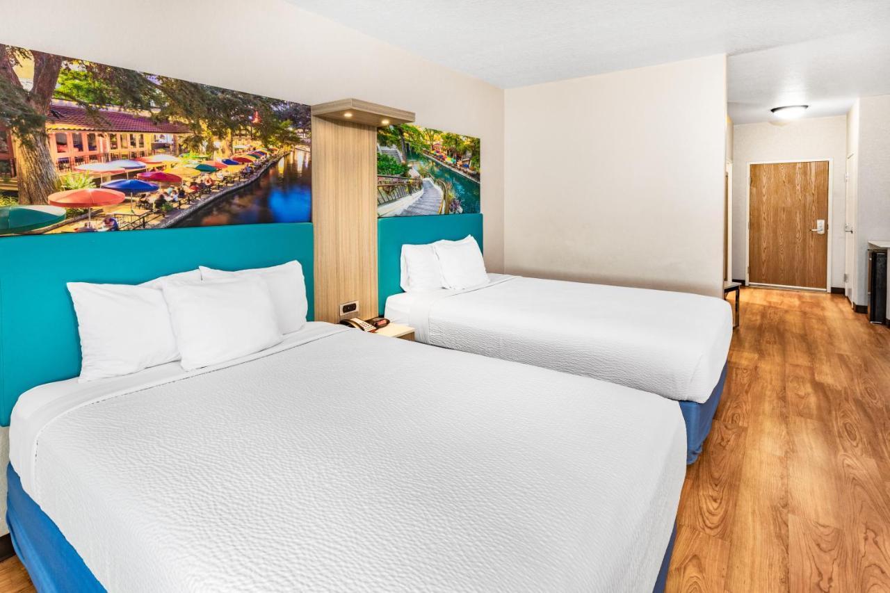 Studio Suite with Two Queen Beds - Non-Smoking at Days Inn & Suites by Wyndham San Antonio near Frost Bank Center
