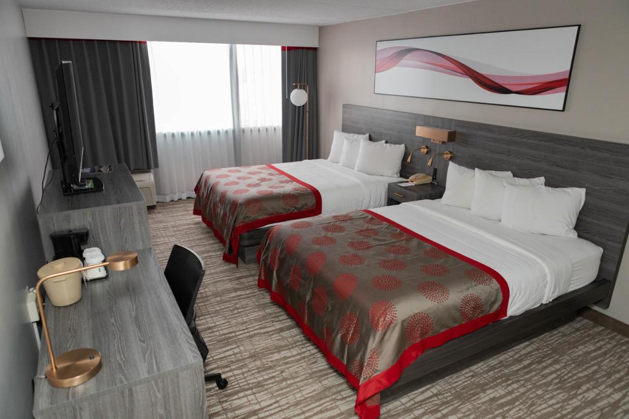 Executive Queen Room with Two Queen Beds - Non-Smoking at Ramada by Wyndham Cedar Rapids