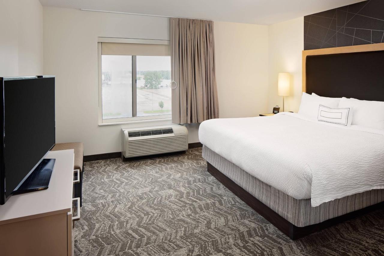 Two Bedroom Suite with Lambeau Field view at SpringHill Suites Green Bay
