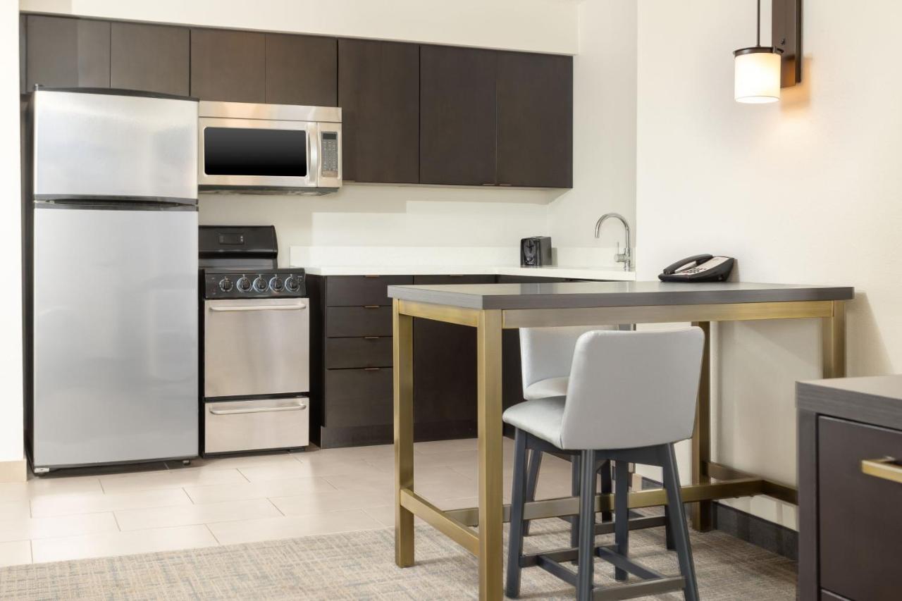 Two-Bedroom Suite with Sofa Bed and Fireplace at Residence Inn By Marriott North Little Rock