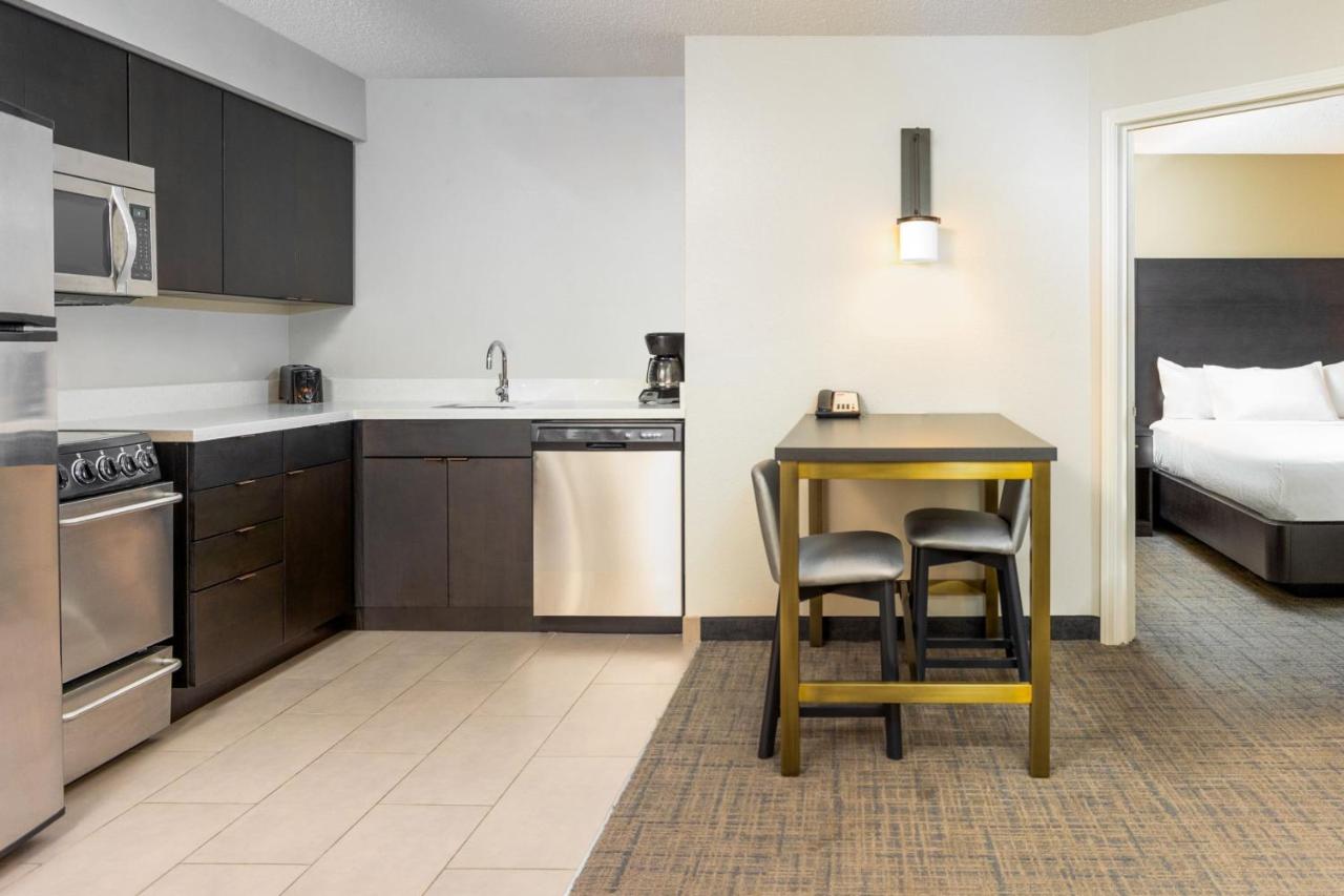 Two-Bedroom Suite with Sofa Bed and Fireplace at Residence Inn By Marriott North Little Rock