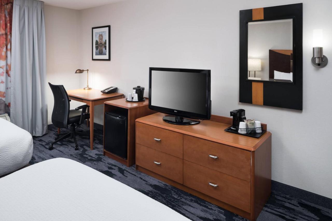 Queen Room with Two Queen Beds at Fairfield Inn & Suites by Marriott South Bend at Notre Dame