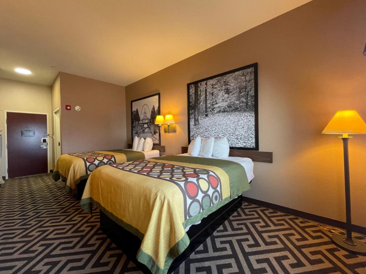 Queen Room with Two Queen Beds - Non-Smoking at Super 8 by Wyndham Rolla