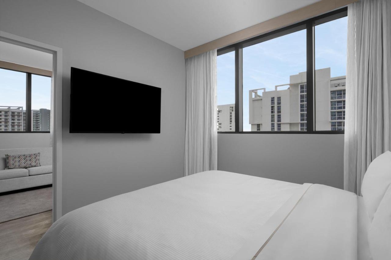 One Bedroom King Suite with Sofa Bed and City View at Element by Marriott Miami Brickell