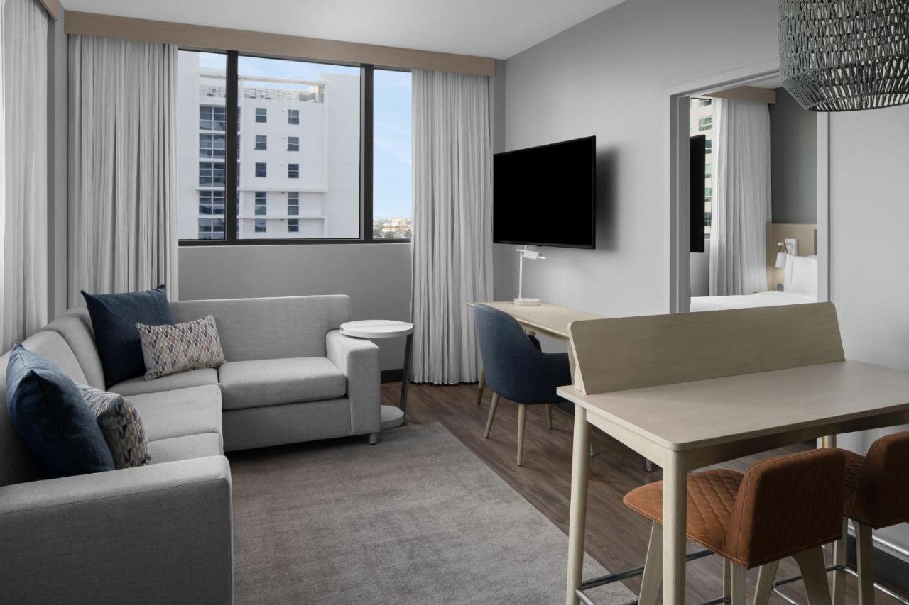 One Bedroom King Suite with Sofa Bed and City View at Element by Marriott Miami Brickell