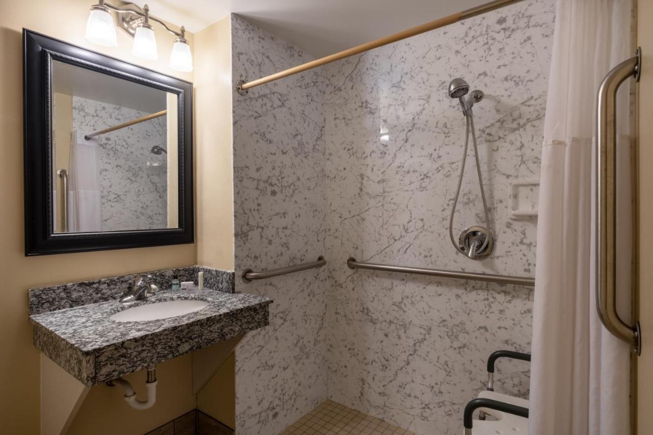 1 King Bed, Mobility Accessible Room, Roll-In Shower, Non-Smoking at AmericInn by Wyndham Cedar Rapids North