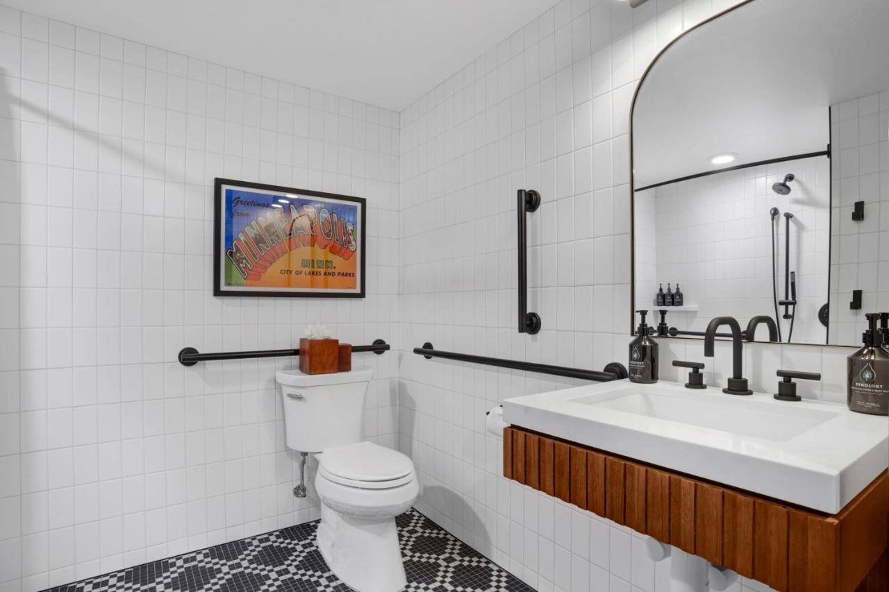 Standard King Room with Mobility Accessible Roll-In Shower at Hotel Indigo Minneapolis Downtown by IHG