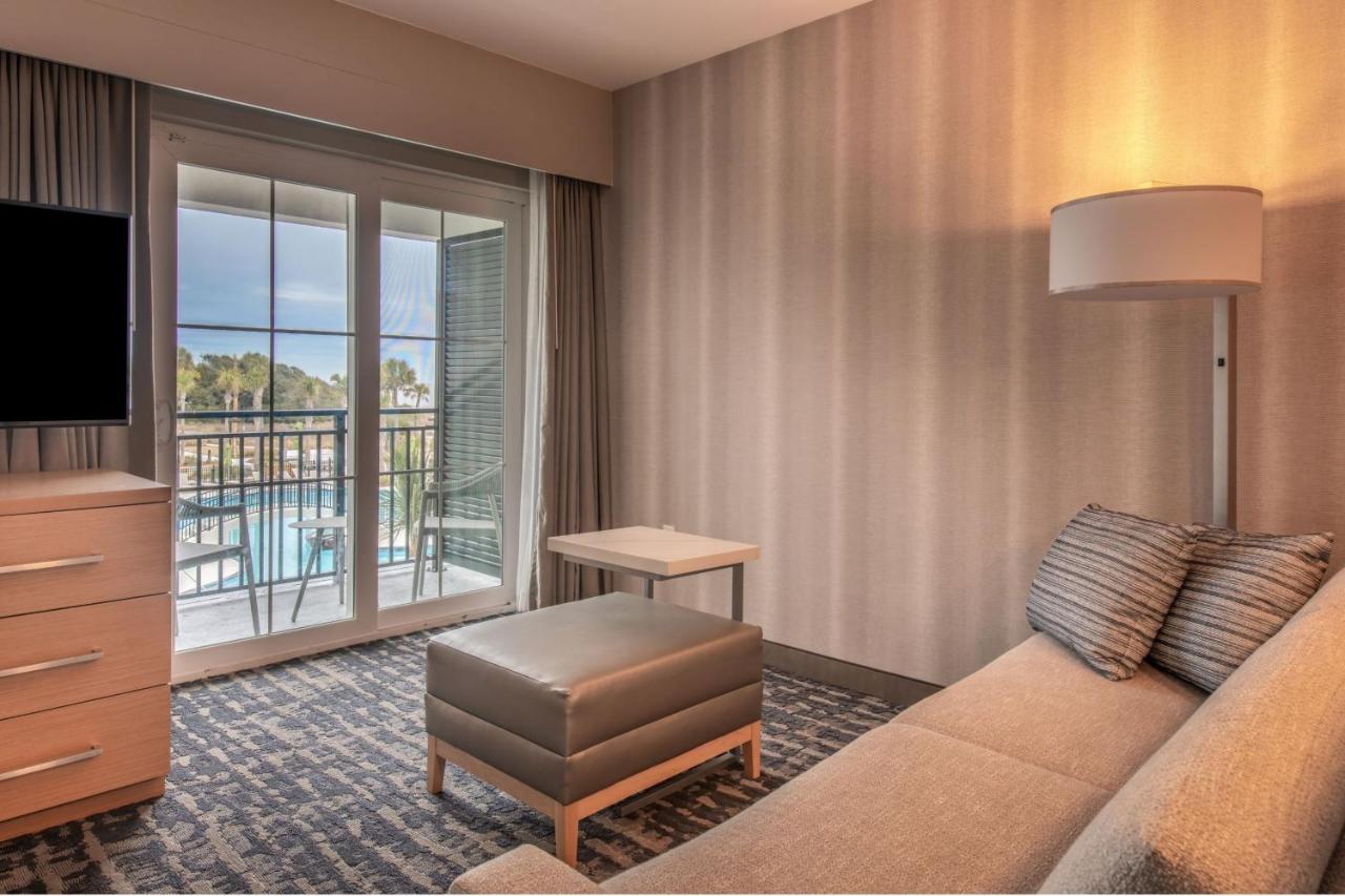 Studio, Oceanview, One King Bed, Sofa Bed with Balcony  at Residence Inn by Marriott Jekyll Island