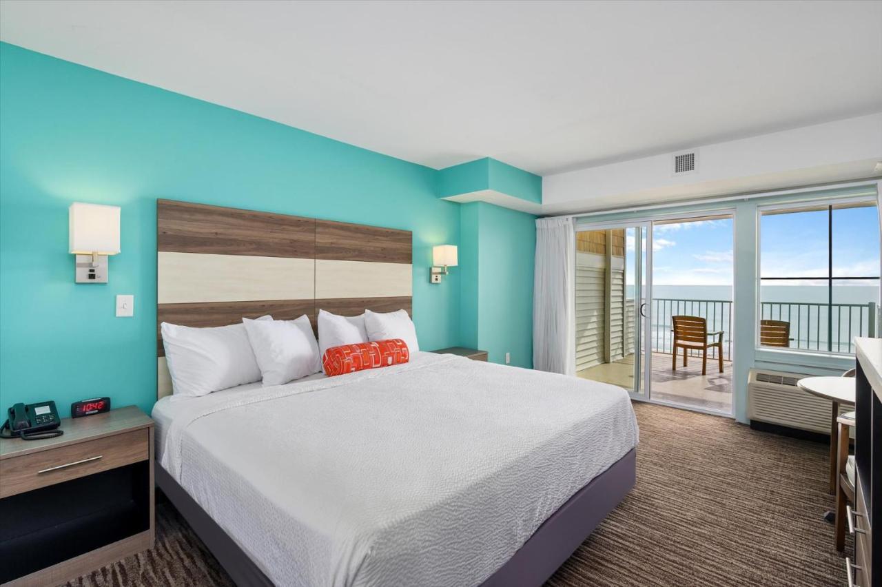Ocean Front Room with King Bed and Balcony at Monte Carlo Boardwalk Oceanfront Ocean City