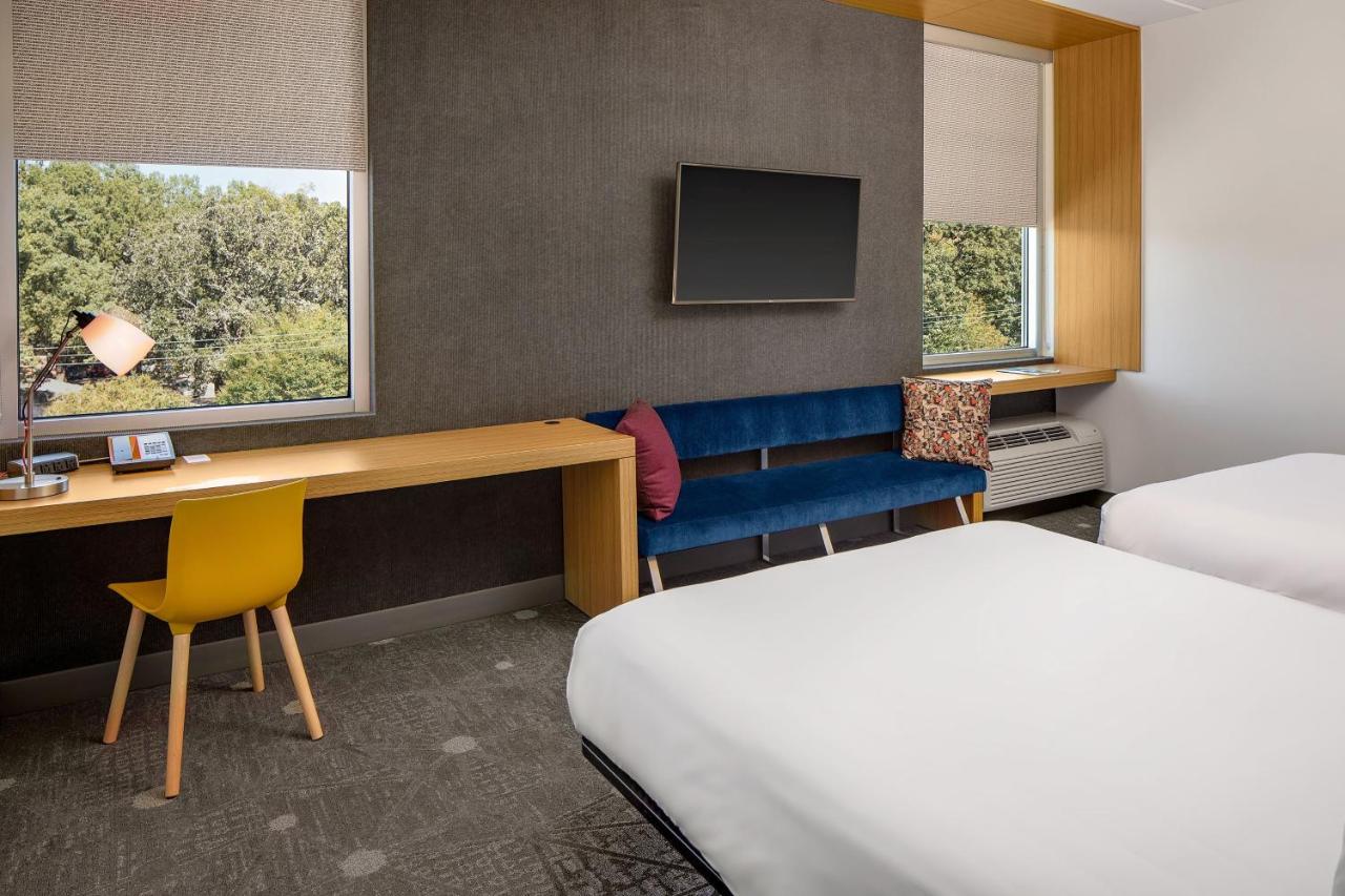 Queen Room with Two Queen Beds and Roll-in Shower - Mobility and Hearing Accessible at Aloft by Marriott Chapel Hill