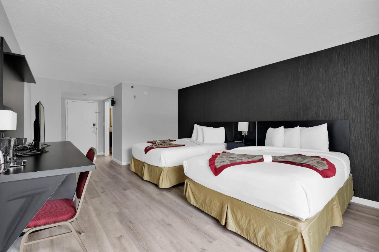 Deluxe Queen Room with Two Queen Beds - Non-Smoking at Ramada by Wyndham Jacksonville I-95 by Butler Blvd