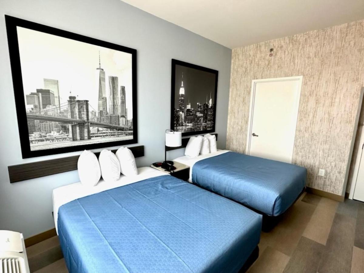 Double Room with Two Double Beds - Non-Smoking at Super 8 By Wyndham Brooklyn Pennsylvania Ave