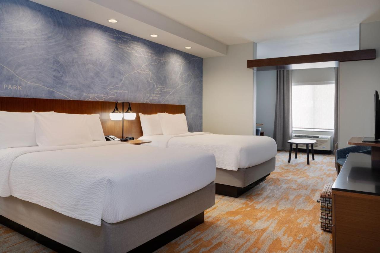 Queen Studio with Two Queen Beds with Sofa Bed at Fairfield by Marriott Inn & Suites Moab