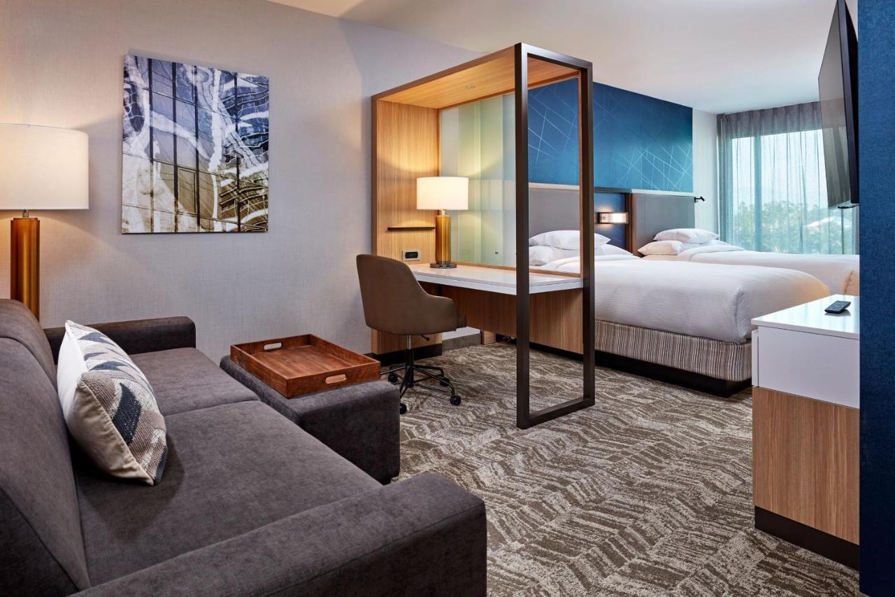 Suite with Two Queen Trundle Beds at SpringHill Suites by Marriott Los Angeles Downey