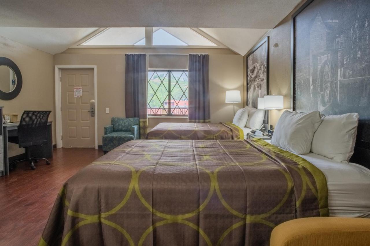 Queen Room with Two Queen Beds - Non-Smoking at Super 8 by Wyndham Downtown Gatlinburg at Convention Center