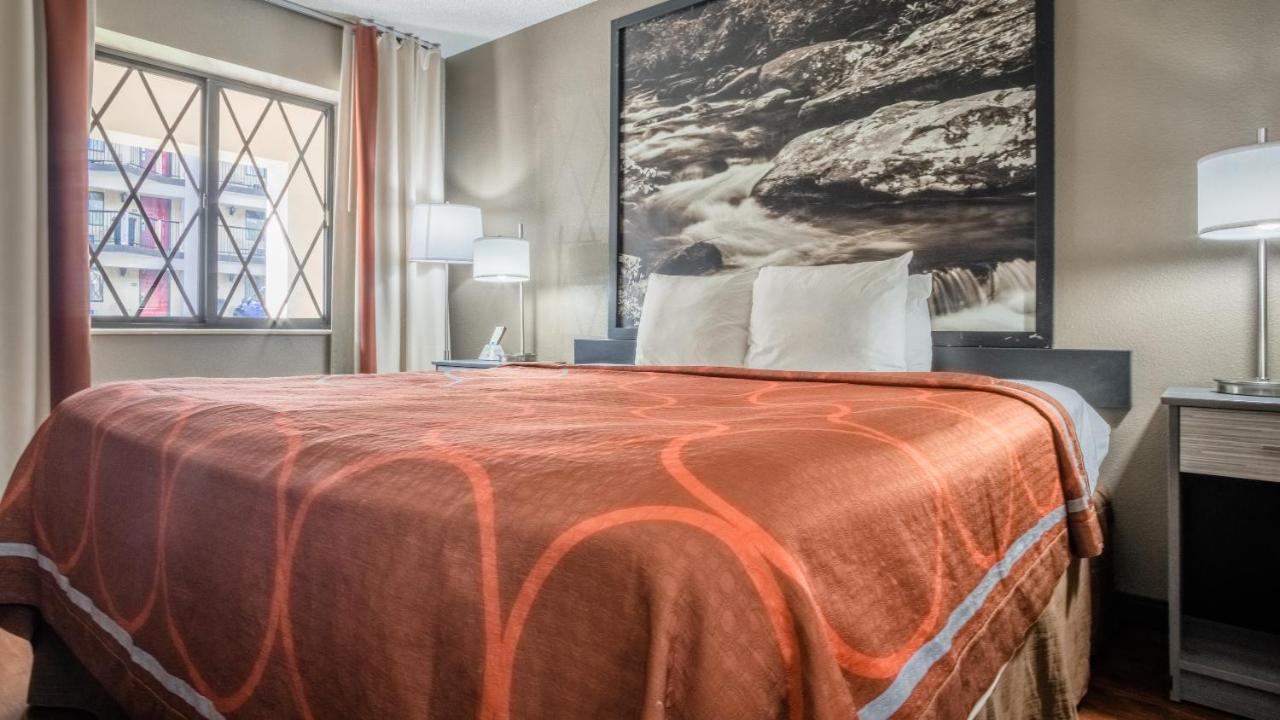 King Room - Disability Access - Non-Smoking at Super 8 by Wyndham Downtown Gatlinburg at Convention Center