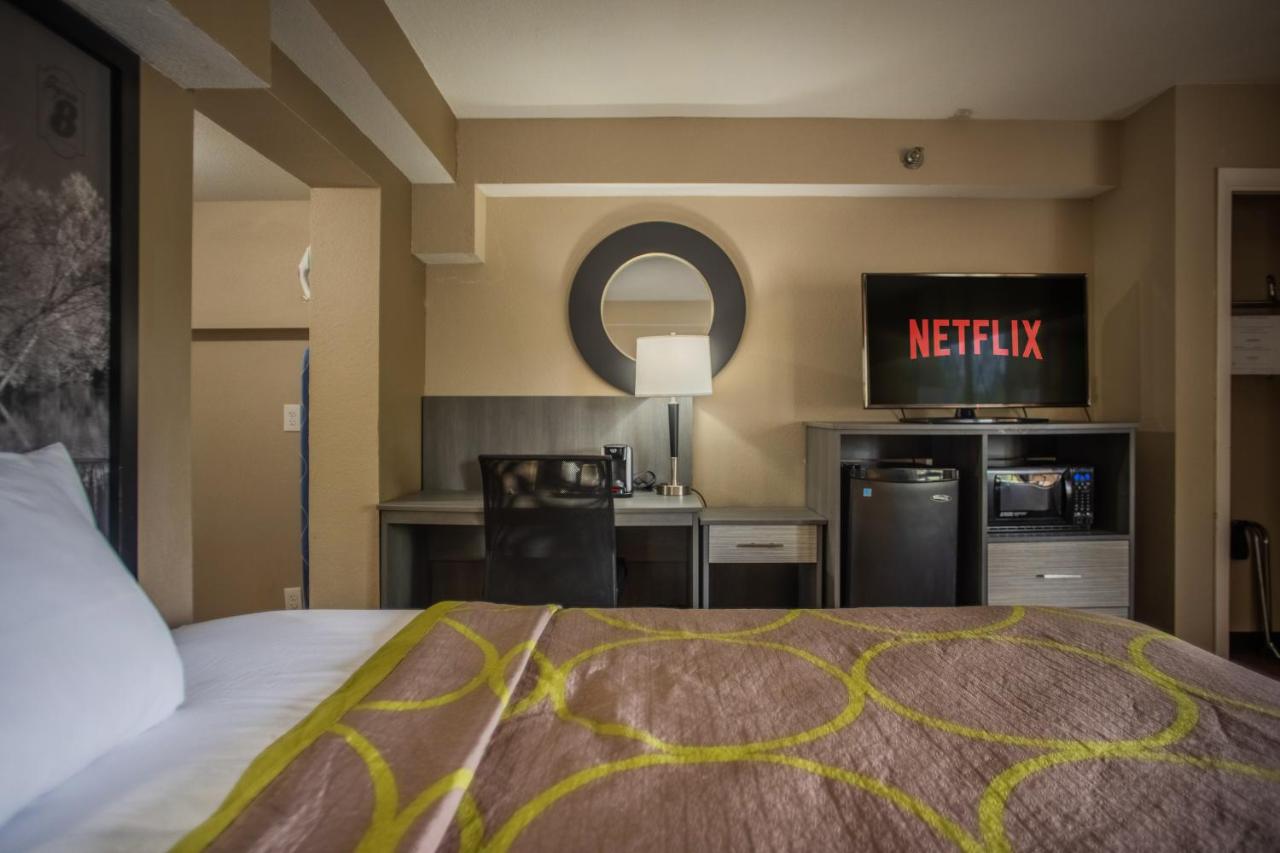 Queen Room with Two Queen Beds - Pet Friendly/Non-Smoking at Super 8 by Wyndham Downtown Gatlinburg at Convention Center