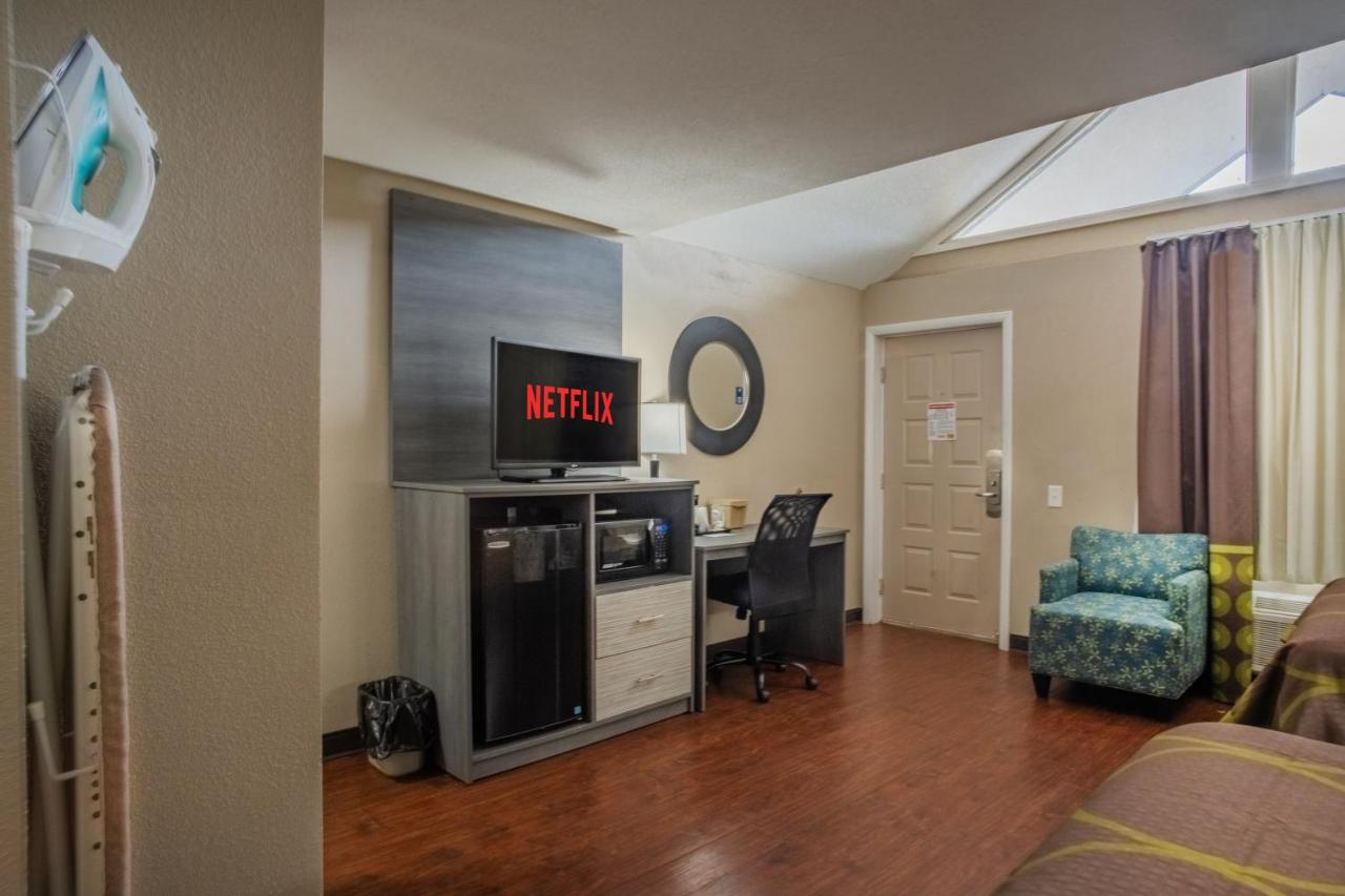 Queen Room with Two Queen Beds - Pet Friendly/Non-Smoking at Super 8 by Wyndham Downtown Gatlinburg at Convention Center