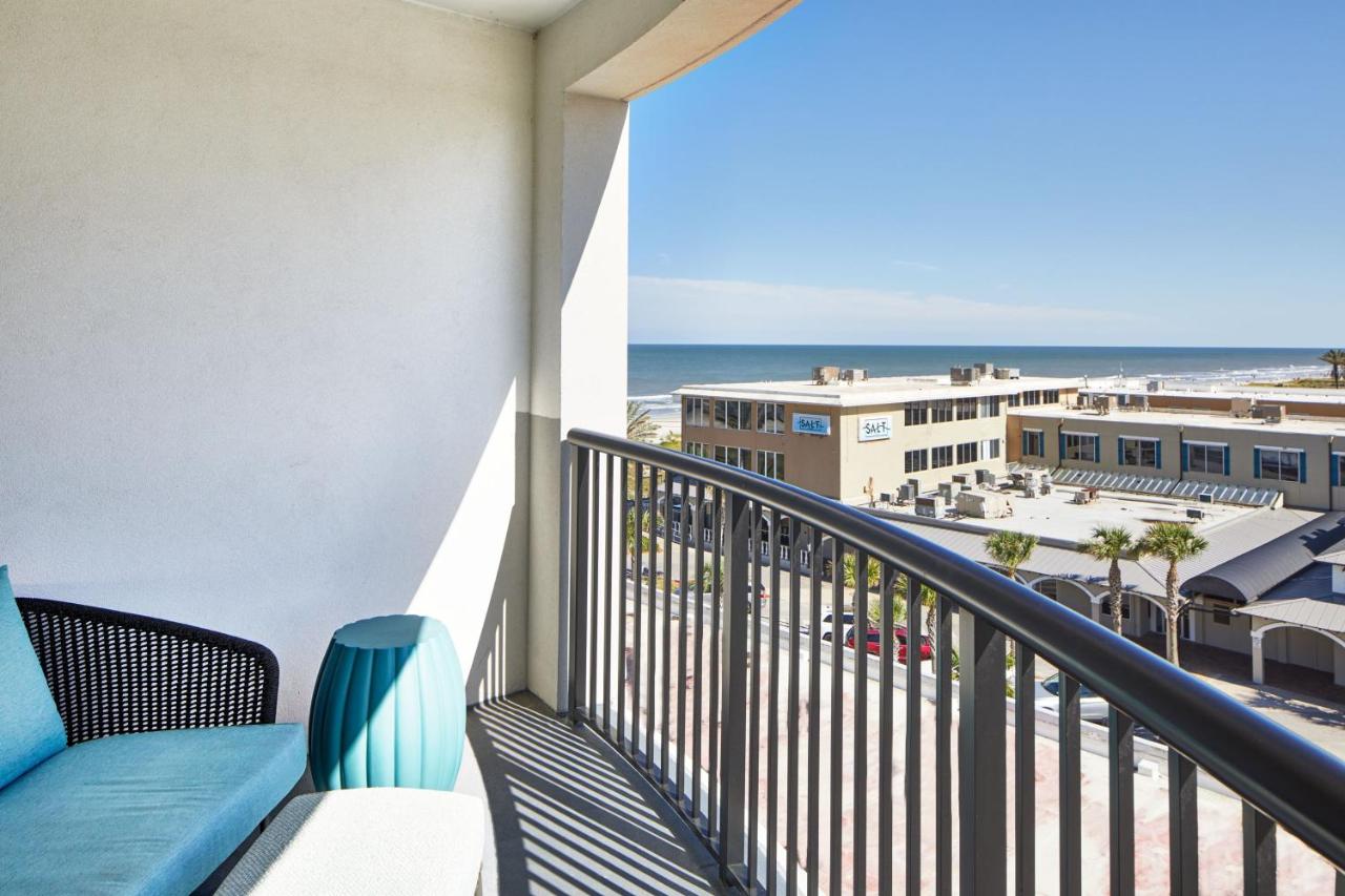 Large Corner King Suite with Trundle Bed and Inland View at Springhill Suites By Marriott Jacksonville Beach Oceanfront